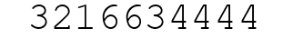 Number 3216634444.