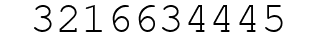Number 3216634445.