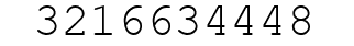Number 3216634448.