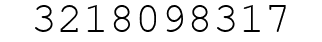 Number 3218098317.