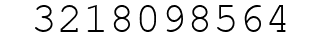 Number 3218098564.