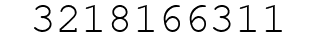 Number 3218166311.
