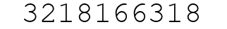 Number 3218166318.