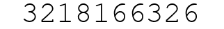 Number 3218166326.