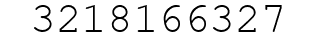 Number 3218166327.