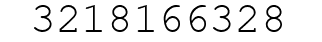 Number 3218166328.