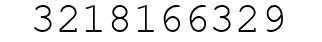 Number 3218166329.