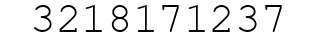 Number 3218171237.