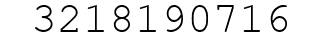 Number 3218190716.
