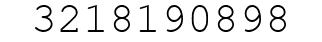 Number 3218190898.