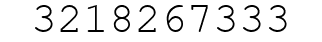 Number 3218267333.