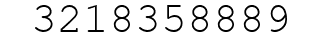 Number 3218358889.