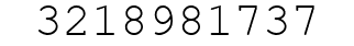 Number 3218981737.