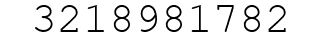 Number 3218981782.