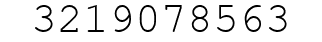 Number 3219078563.