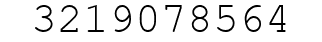 Number 3219078564.