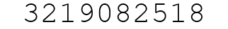 Number 3219082518.
