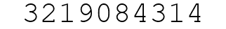 Number 3219084314.