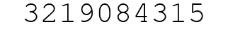Number 3219084315.
