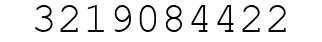 Number 3219084422.