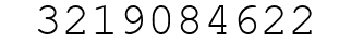 Number 3219084622.