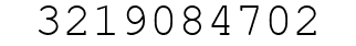 Number 3219084702.