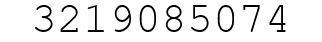 Number 3219085074.