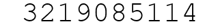 Number 3219085114.