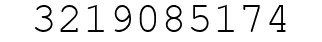 Number 3219085174.