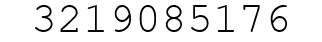 Number 3219085176.