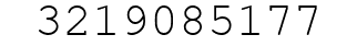 Number 3219085177.