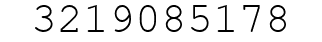 Number 3219085178.