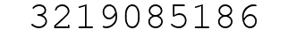 Number 3219085186.