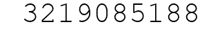 Number 3219085188.