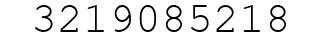 Number 3219085218.