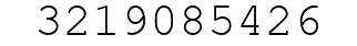 Number 3219085426.