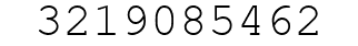 Number 3219085462.