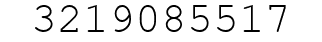 Number 3219085517.