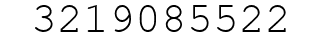 Number 3219085522.