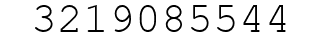 Number 3219085544.