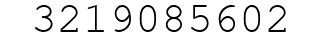 Number 3219085602.