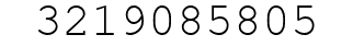 Number 3219085805.