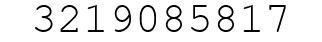 Number 3219085817.