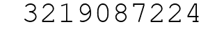 Number 3219087224.