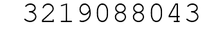 Number 3219088043.