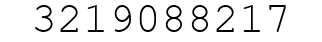 Number 3219088217.