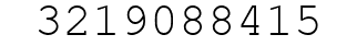 Number 3219088415.