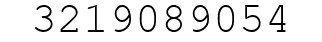 Number 3219089054.