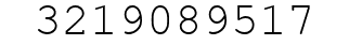 Number 3219089517.