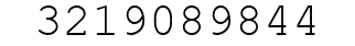 Number 3219089844.